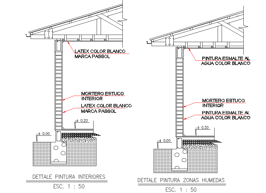 Wall section plan layout file