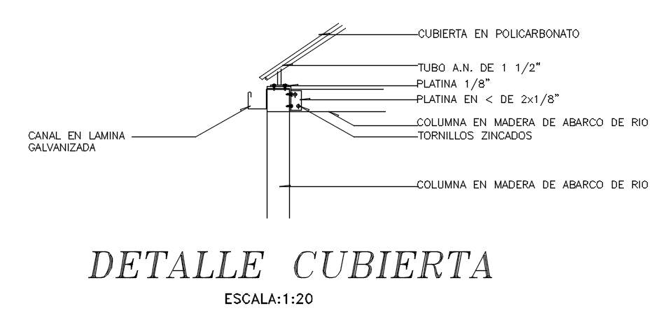 Wall section view of house detail dwg file