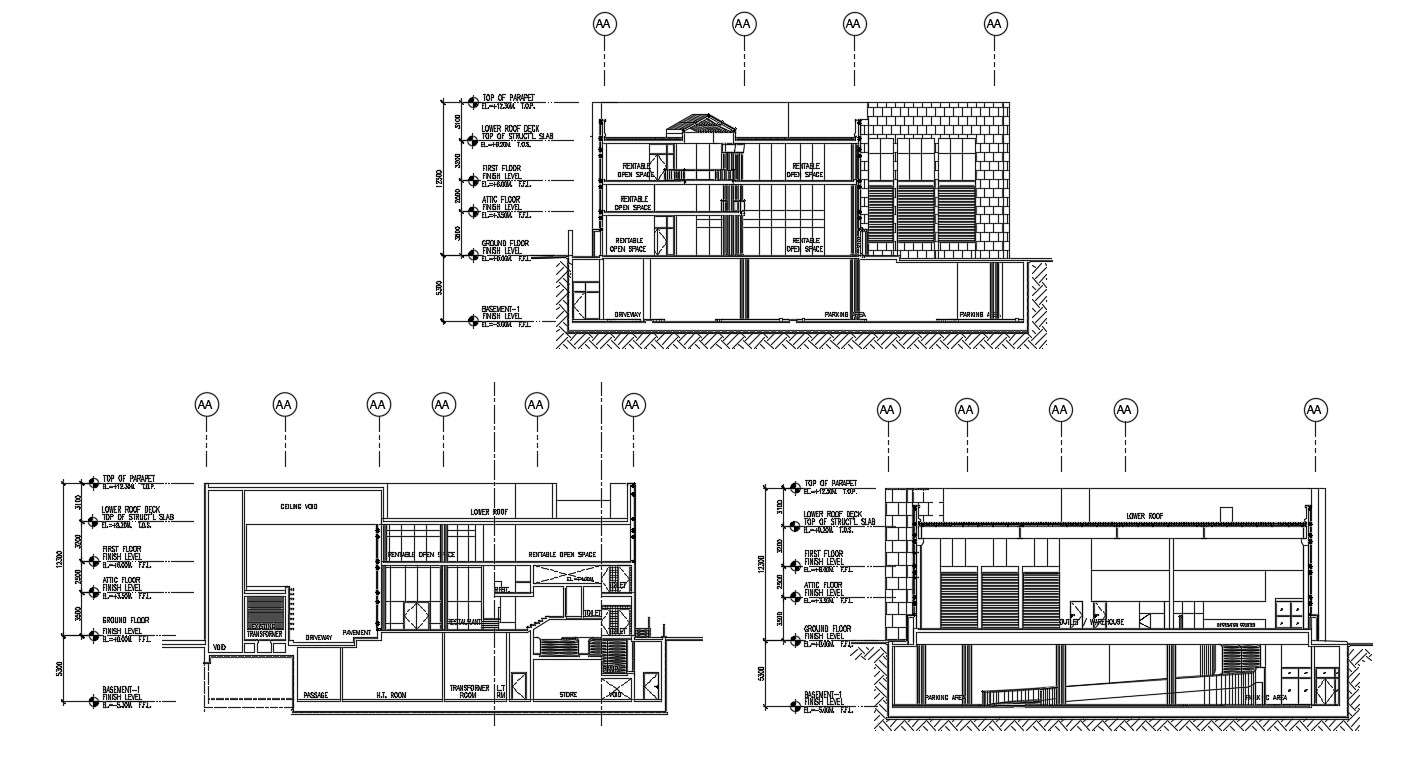 Warehouse Building Floor Plans