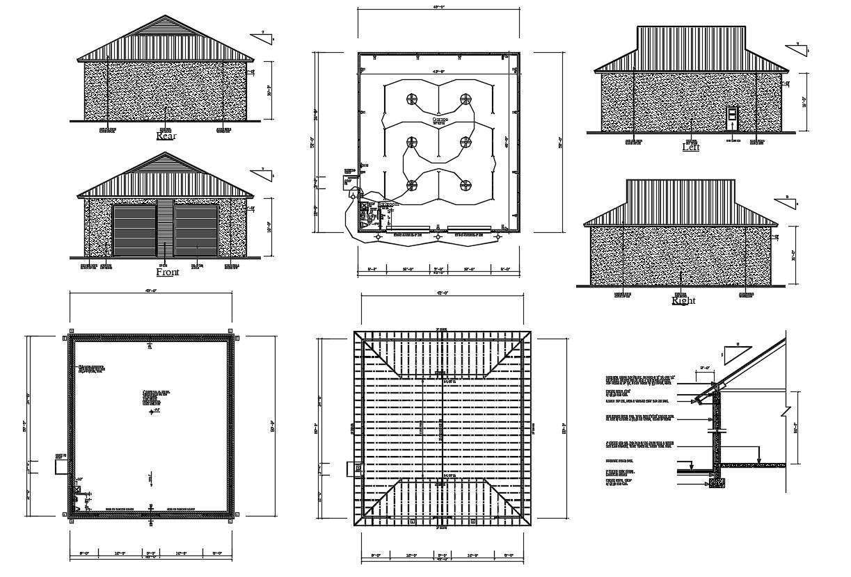 Warehouse Project AutoCAD Drawing