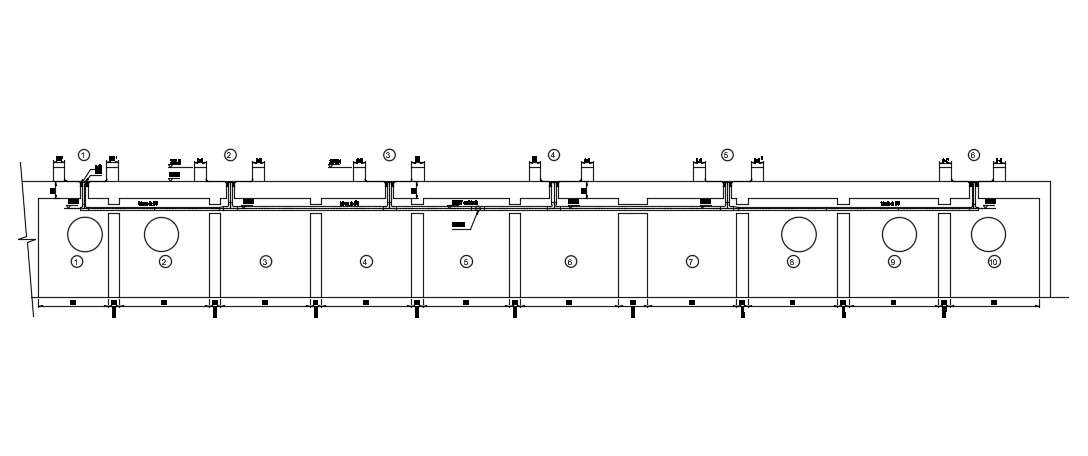 Water Distribution Design Layout CAD Drawing Download 