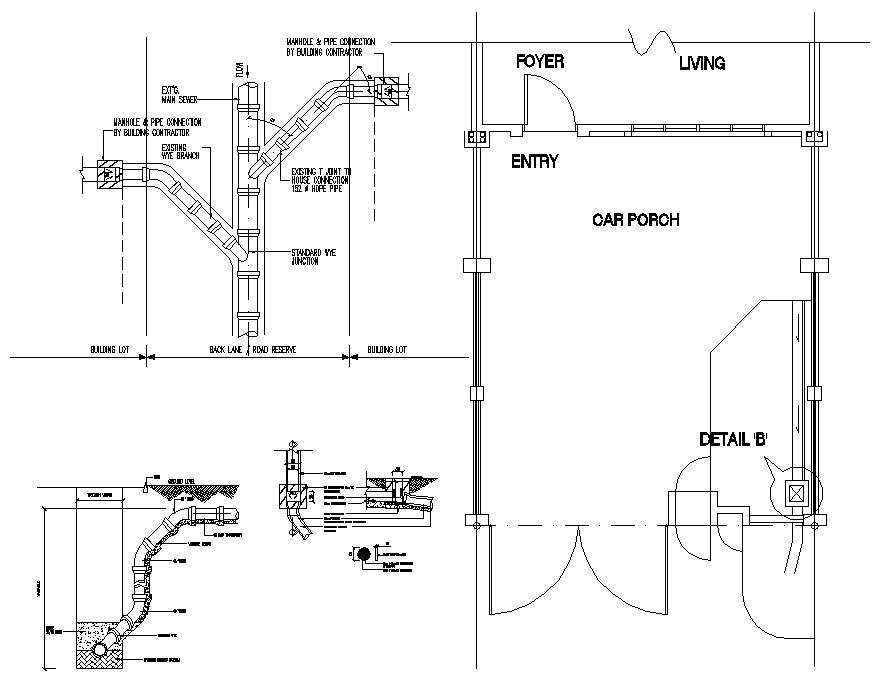 Water Pipe Connection Plan
