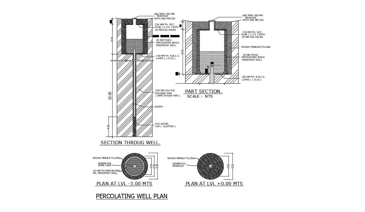 Water Well Design CAD File