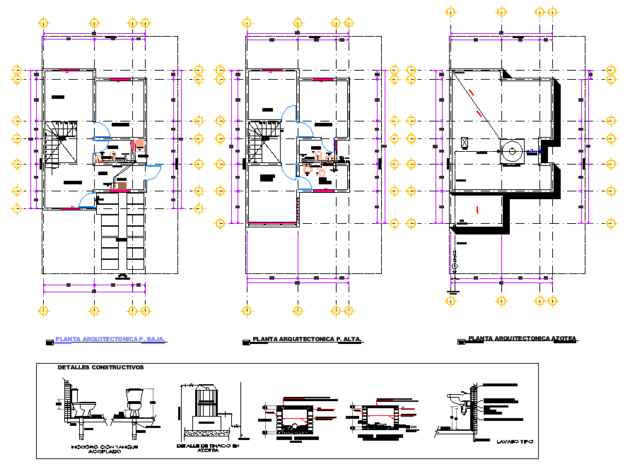 Water pipe line house plan dwg file