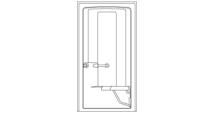 Wooden Door Details DWG Free Download
