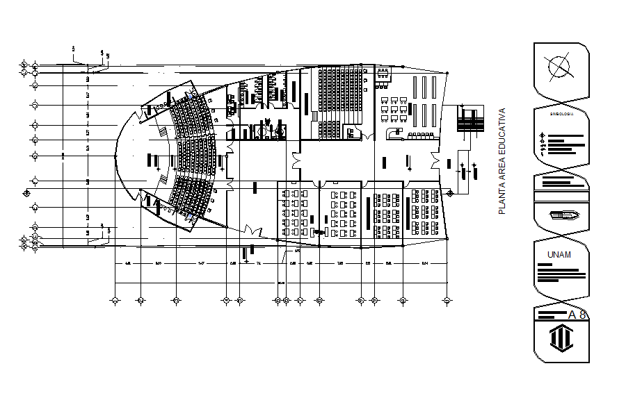 Working Commercial Layout plan detail dwg file
