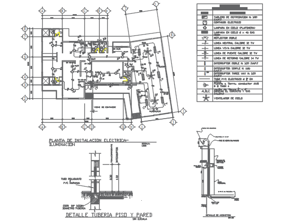 Working Commercial plan detail dwg file