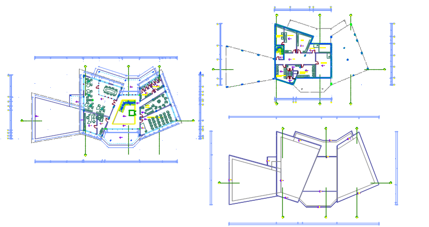 Working Commercial plan detail dwg file
