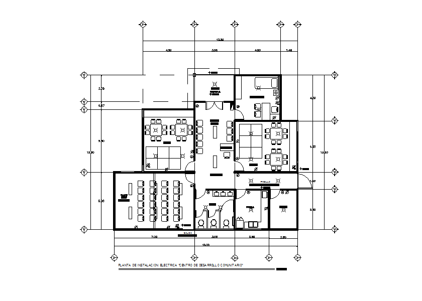 Working Commercial plan detail dwg file