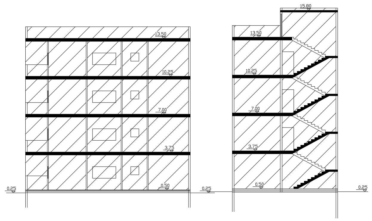 Working Drawing Elevation And Section Detail CAD drawing