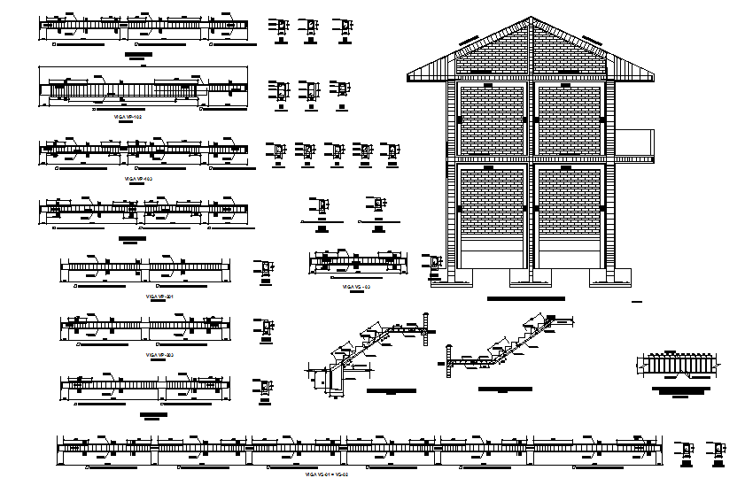 Working Layout commercial plan detail dwg file