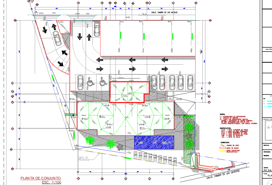 Working commercial plan detail dwg file