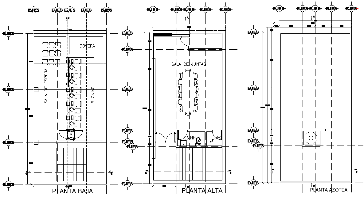 Working community center autocad file
