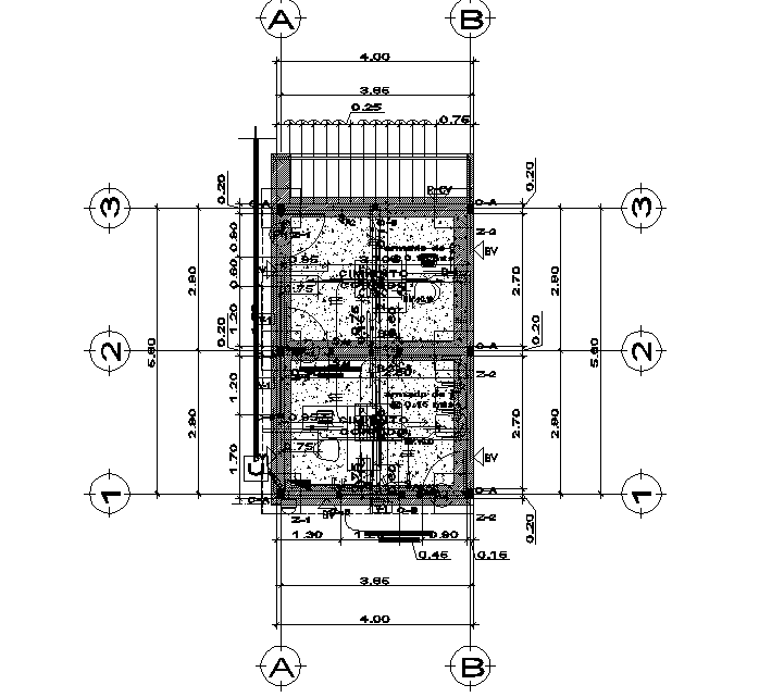 Working plan detail dwg file