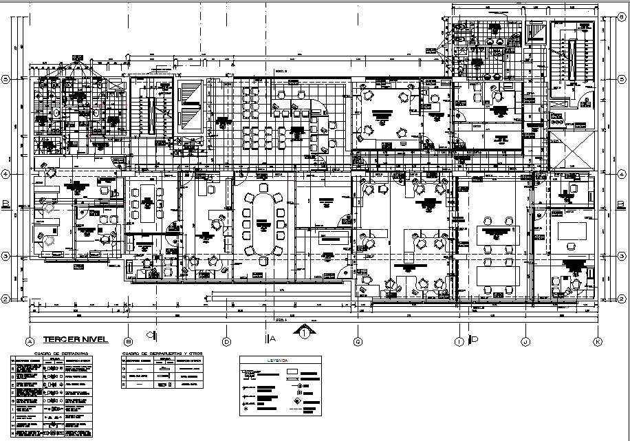 Working plan detail dwg file