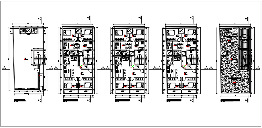 Working plan detail dwg file