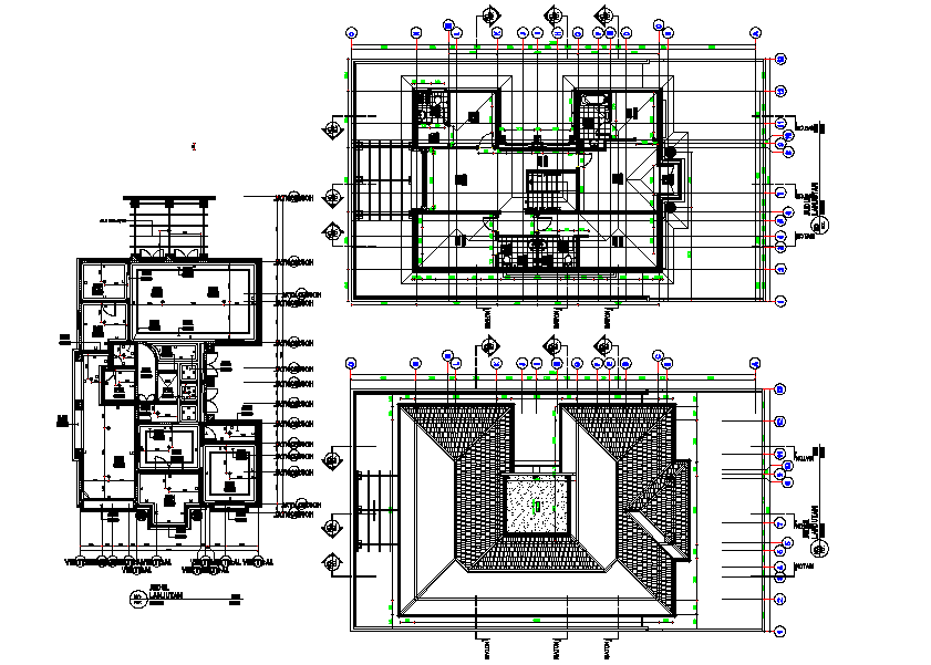 Working plan detail dwg file