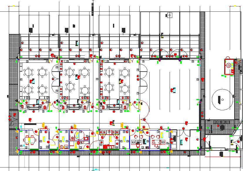 Working plan detail dwg file
