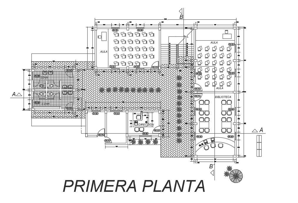 Working plan detail dwg file