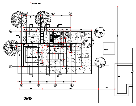 Working plan detail dwg file