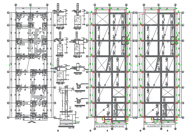 Working plan detail dwg file