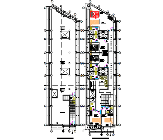 Working plan detail dwg file