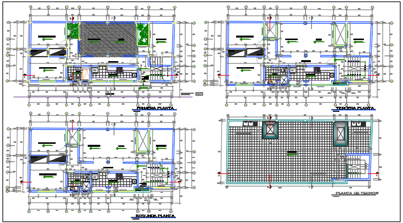 Working plan detail dwg file