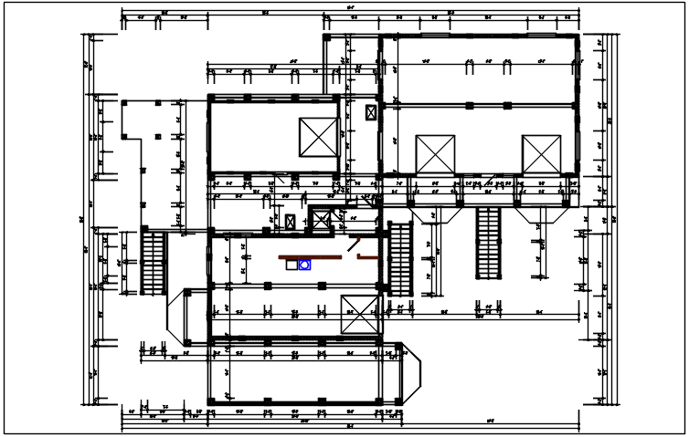 Working plan detail of the dwg file