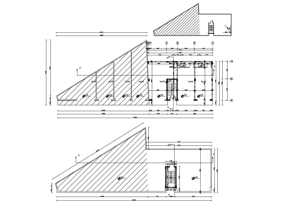 Working Drawing Commercial Floor Plan CAD File