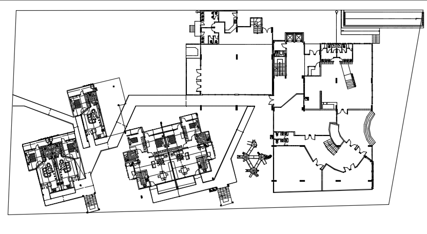 Workshop plan detail dwg file