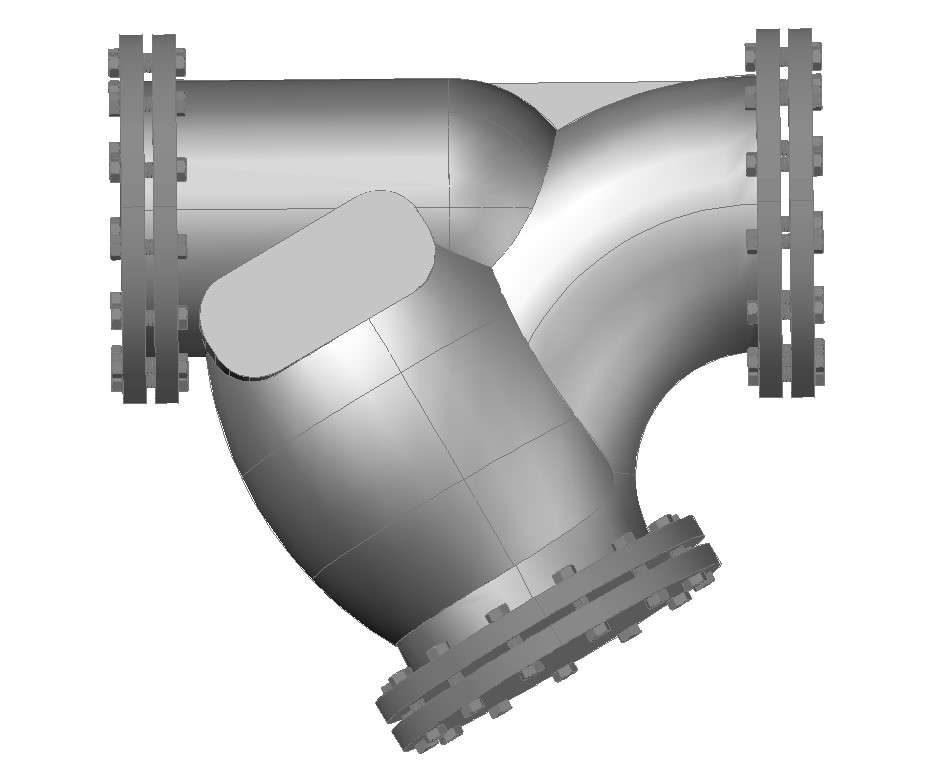Y-Strainer DWG File