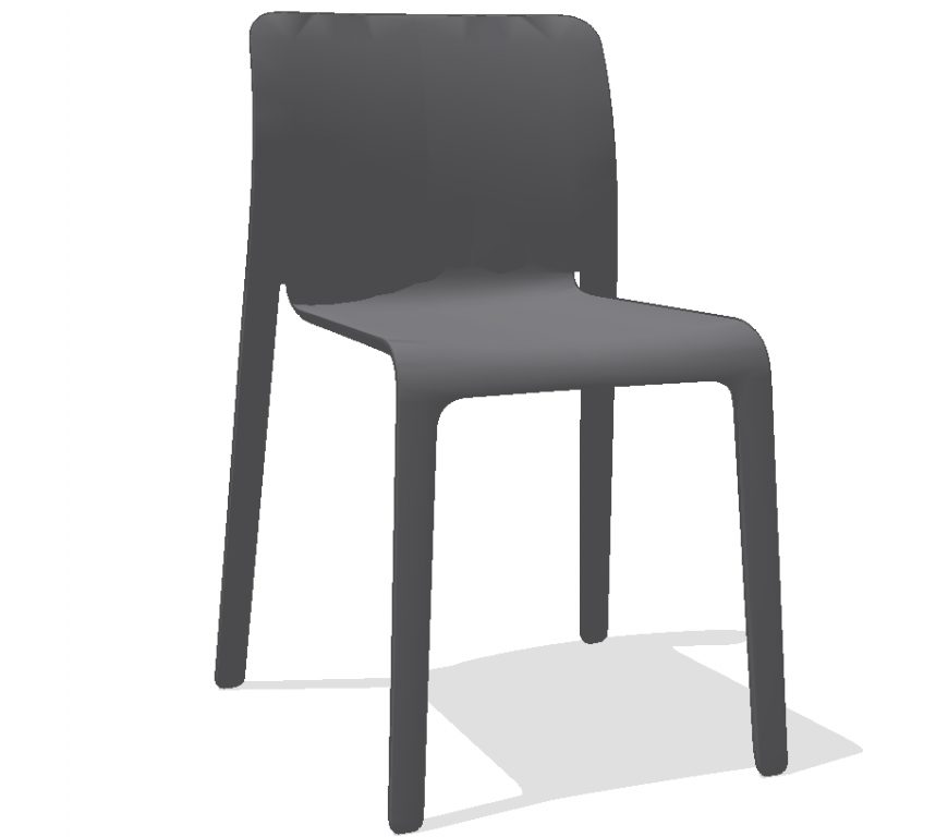 A chair plan with detail dwg file.