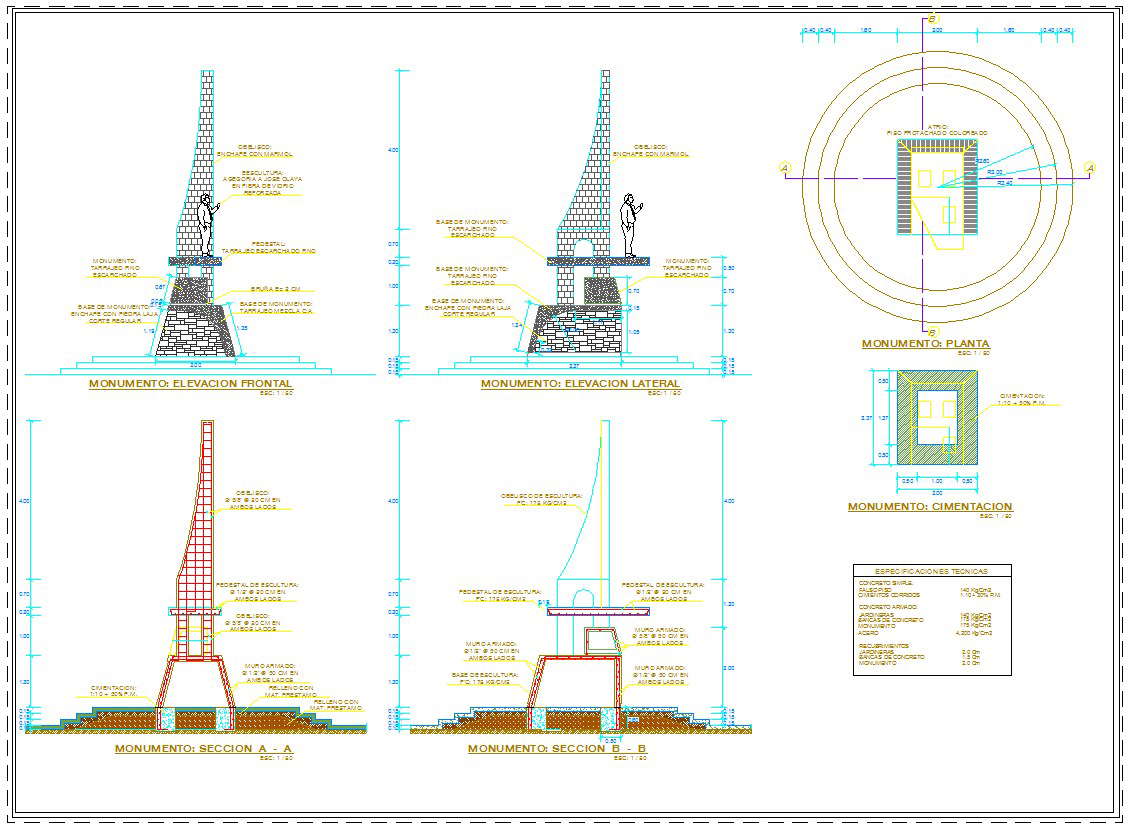 Structure detail for Tower of Statue