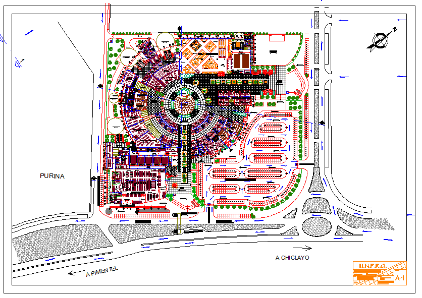 Commercial Centre Lay-out
