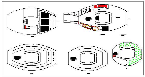 Museum  design on architectural based drawing
