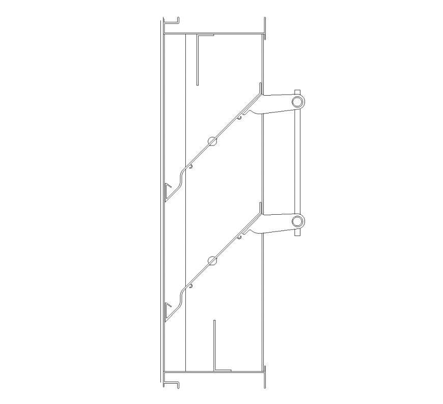 A Adjustable drainable louvre plan layout file