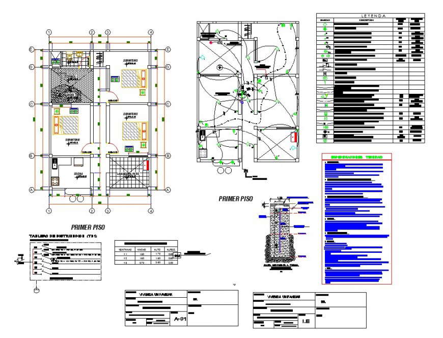 A Electrical house plan autocad file