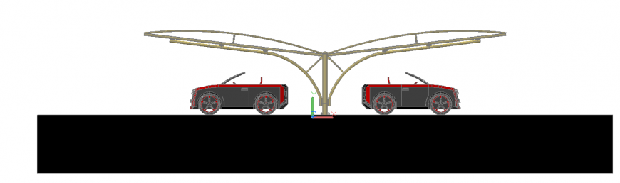 A parking plan detail dwg file.