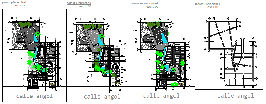 Plan of Office building