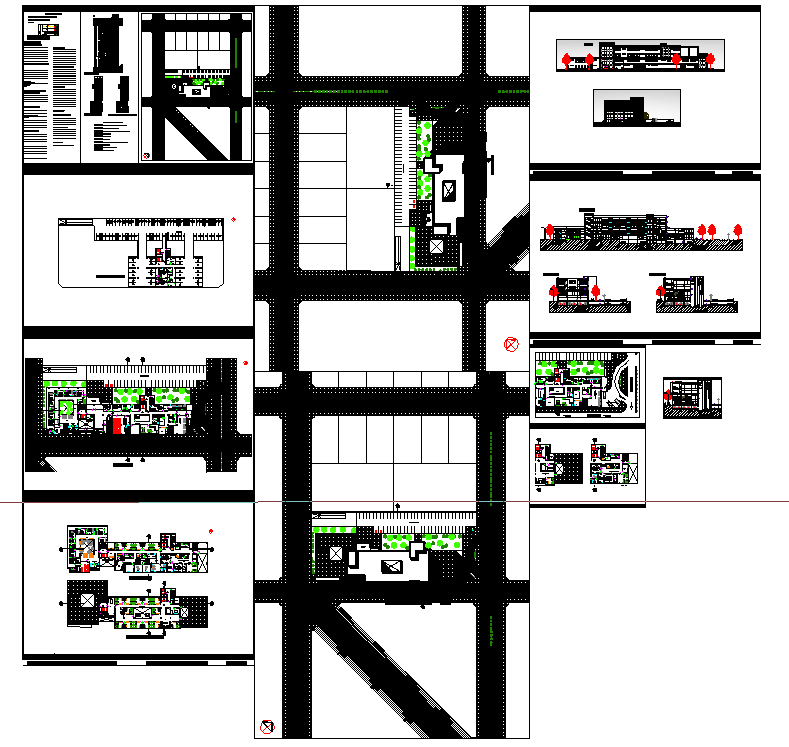 Community Hospital DWG file