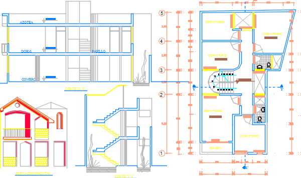 acomodation dwg file