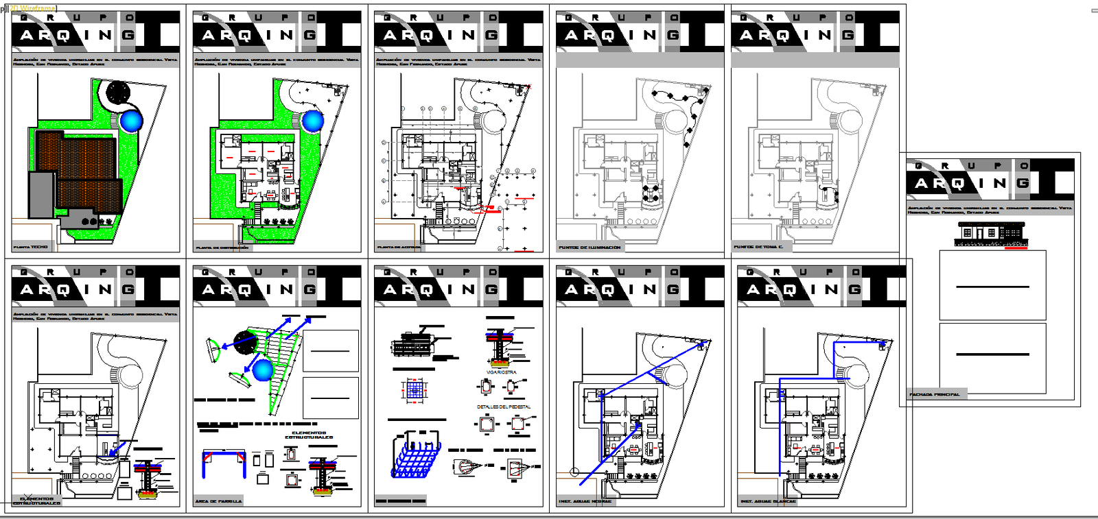 Home with garden design