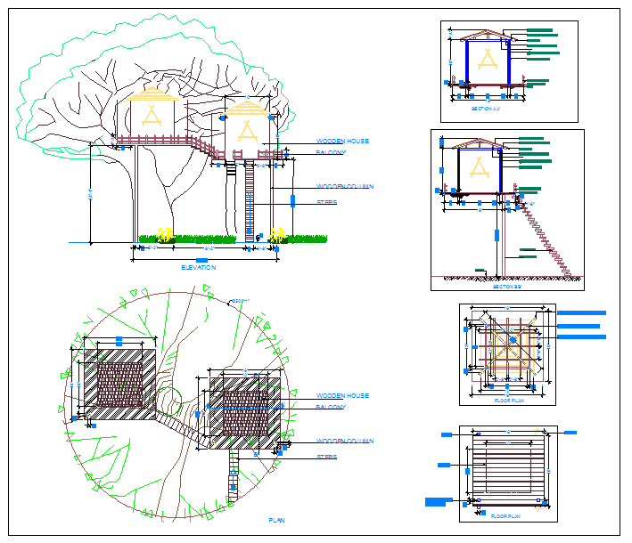tree house details