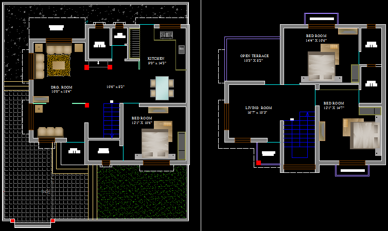 Stylish Bungalow Designs with Floor Plans & Elevations