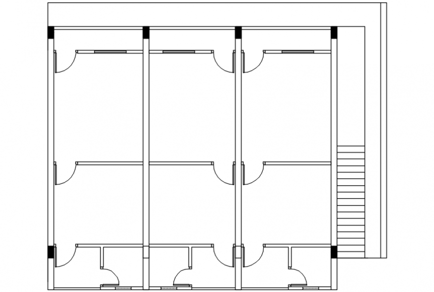 Apartment spacing concept detail