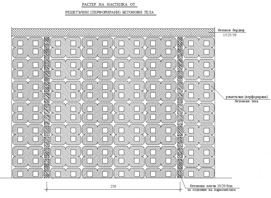 Architectural details paving plan autocad file