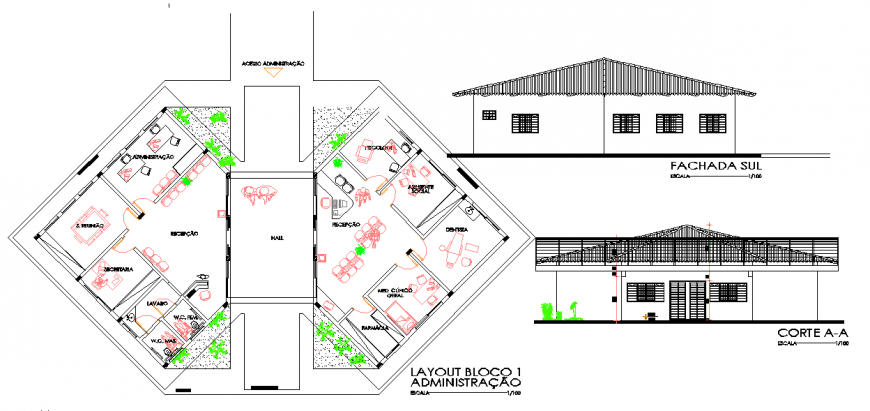 Architectural Official Plan Detail