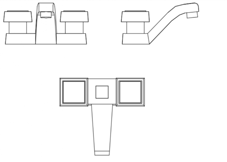 Architectural taps Plan