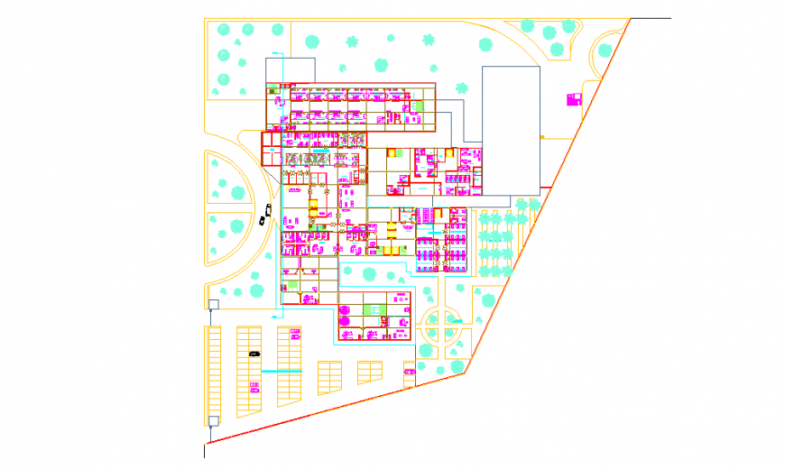 Architecture Hospital Plan Design