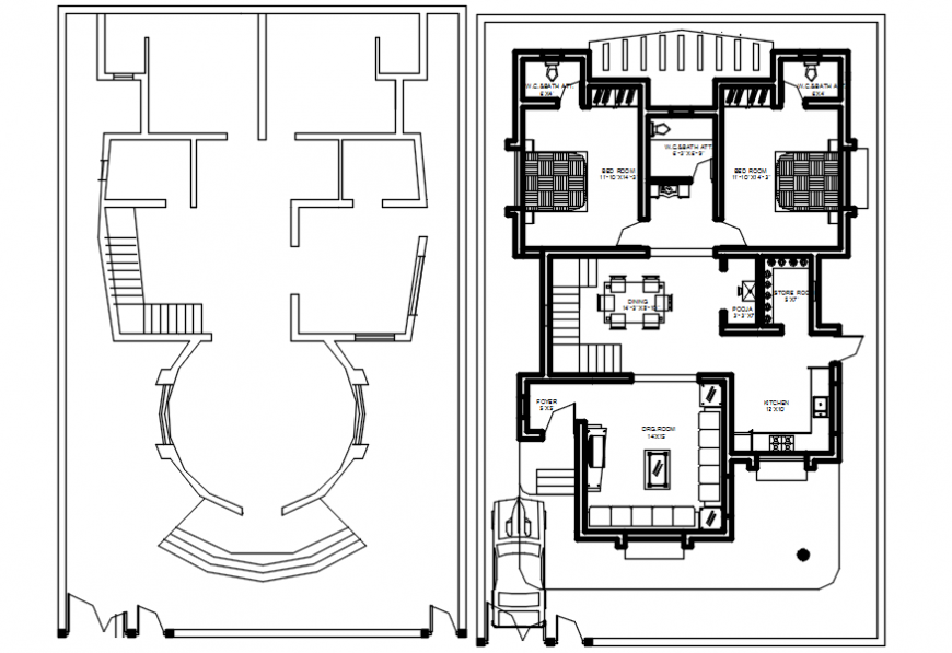 Architecture plan layout of  the apartment.